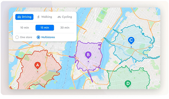 Help users discover what is nearby and how to get there