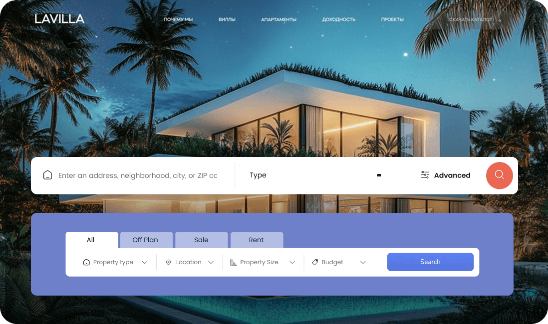 Property search Layouts